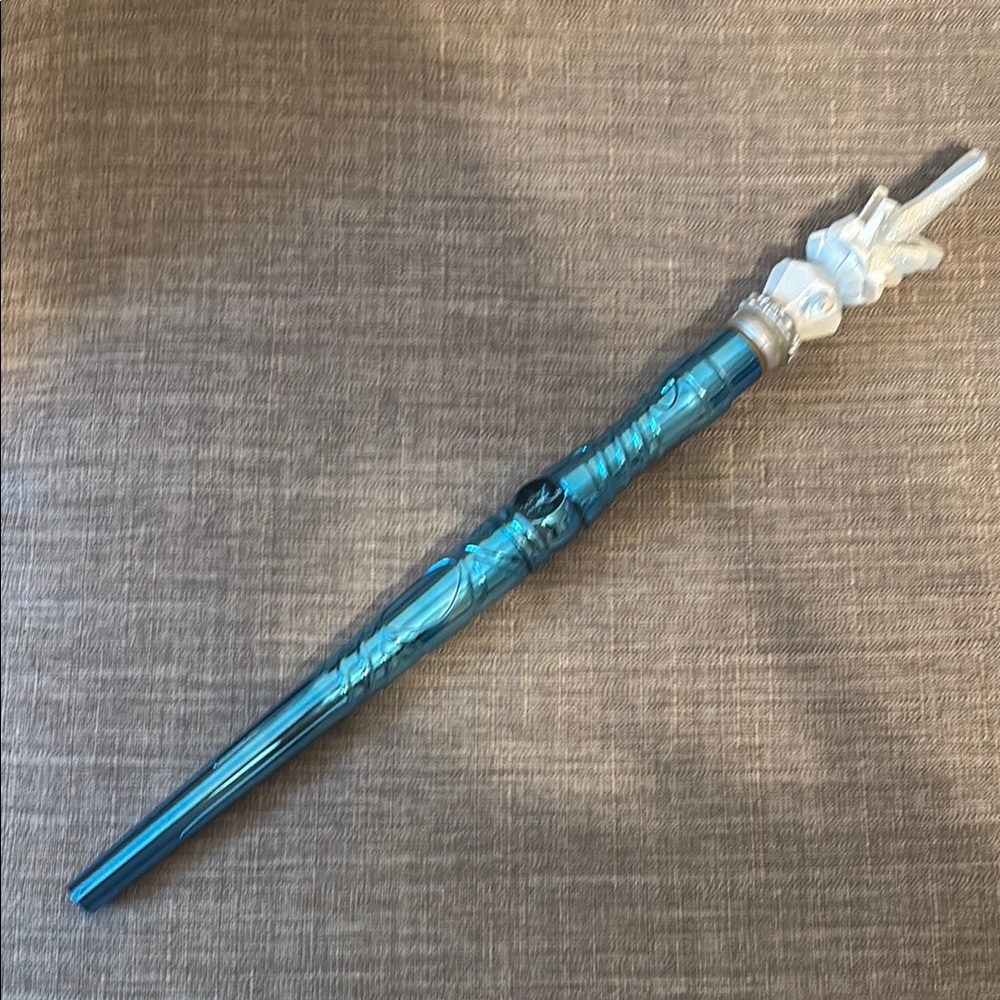 Blue and Silver MagiQuest Wand plus Topper